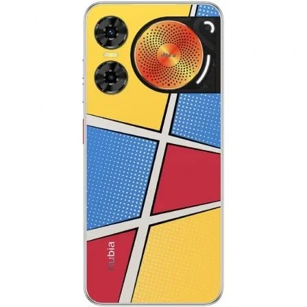 ZTE Nubia Music 2 Smartphone con Altavoz 104dB Tipo Vinilo - 6.7" HD+ 120Hz, 4GB RAM, 128GB, 50MP, 5000mAh, Dual SIM, NFC, Pop Art ZTE Nubia Music 2 Smartphone con Altavoz 104dB Tipo Vinilo - 6.7" HD+ 120Hz, 4GB RAM, 128GB, 50MP, 5000mAh, Dual SIM, NFC, Pop Art